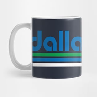 Retro Dallas Stripes Mug